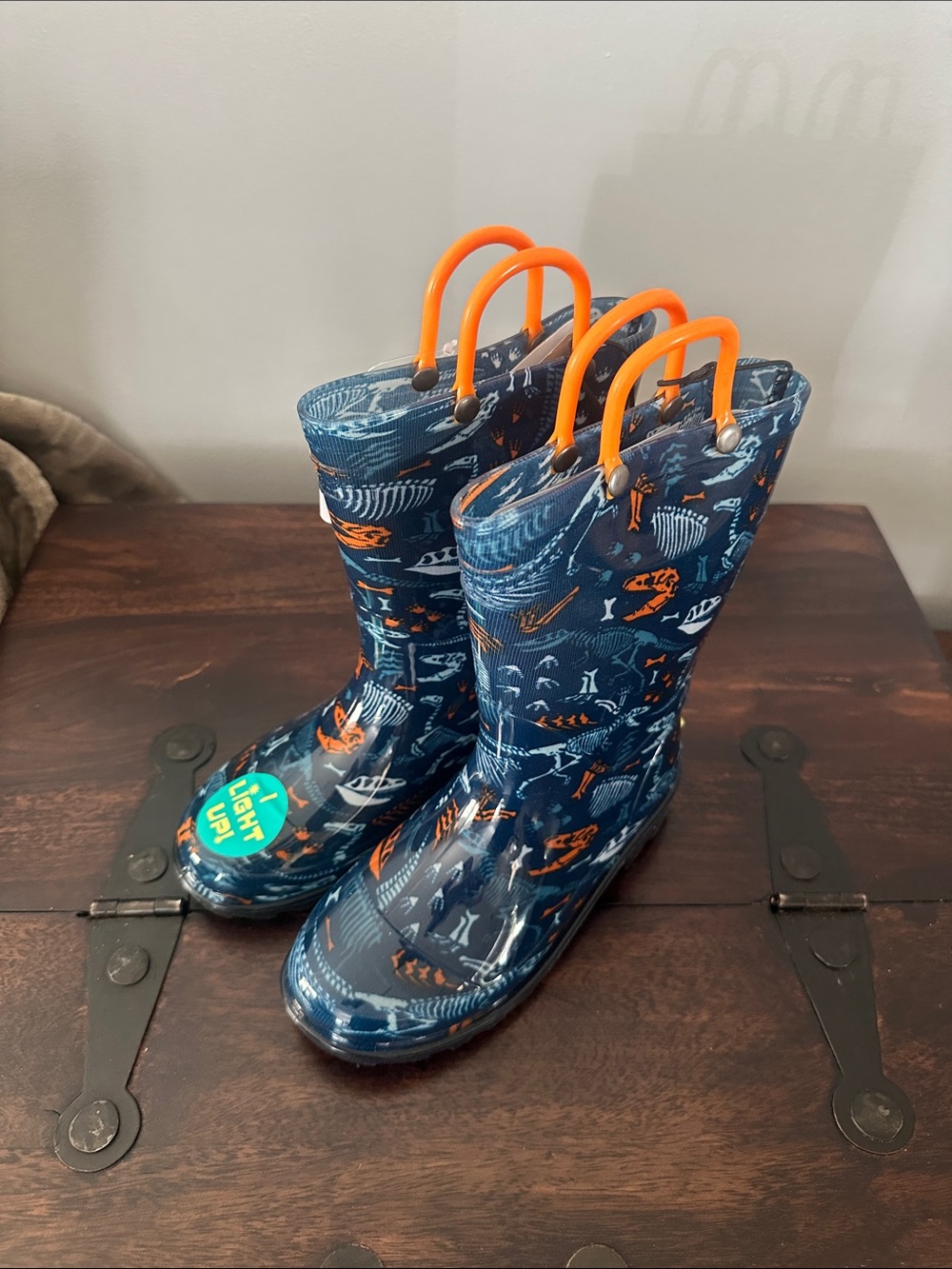 Western Chief Dinosaurs Boys Rain Boots Size 12 - Picture 3 of 10